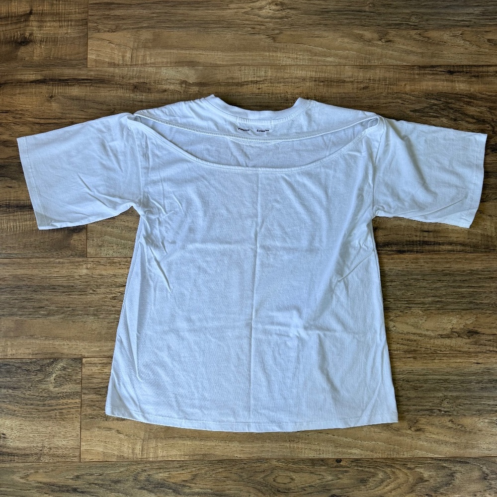 Proenza Schouler White Short Sleeve Tee - Picture 2 of 5